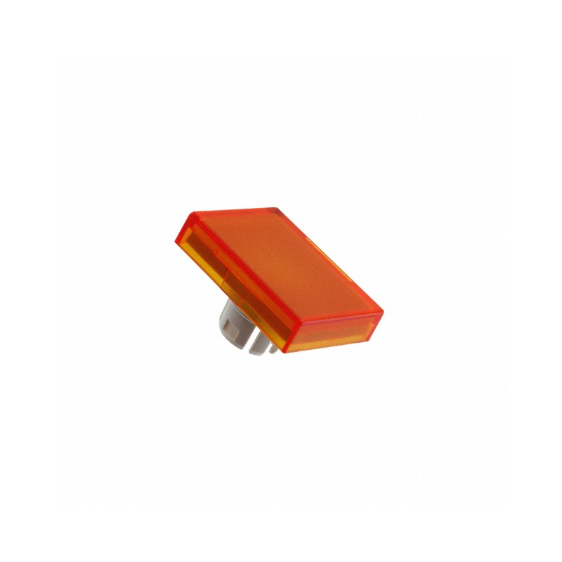 1 pcs : 61-9681.3 - CONFIG SWITCH LENS ORANGE RECT