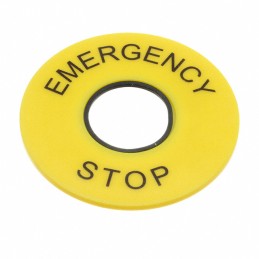 1 pcs : 61-9970.2 - LEGEND PLATE FOR EMERGENCY-STOP
