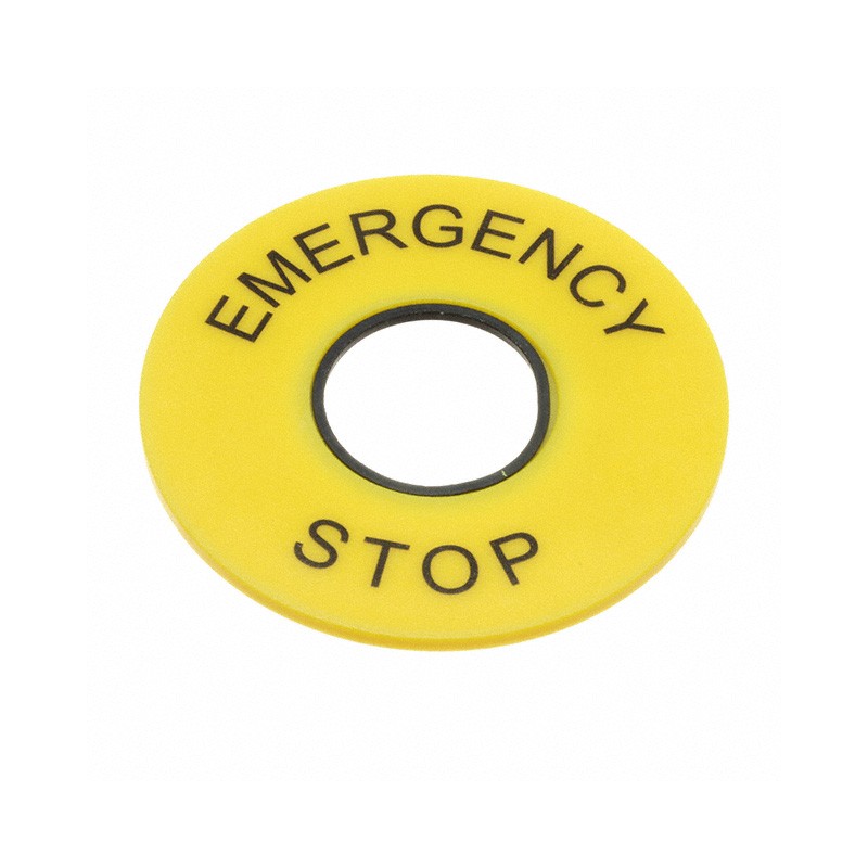 1 pcs : 61-9970.2 - LEGEND PLATE FOR EMERGENCY-STOP