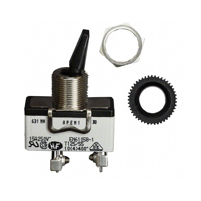 1 pcs : 631NH - SWITCH TOGGLE SPST 15A 250V