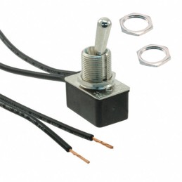 1 pcs : 6601-100 - SWITCH TOGGLE SPST 10A 125V
