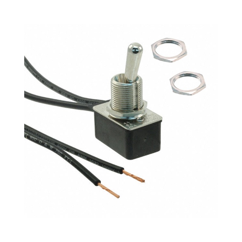 1 pcs : 6601-100 - SWITCH TOGGLE SPST 10A 125V