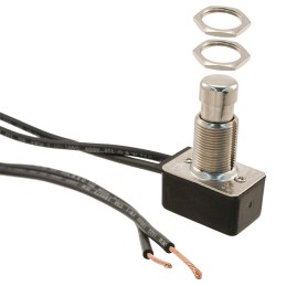 1 pcs : 6611 - SWITCH PUSH SPST 10A 125V