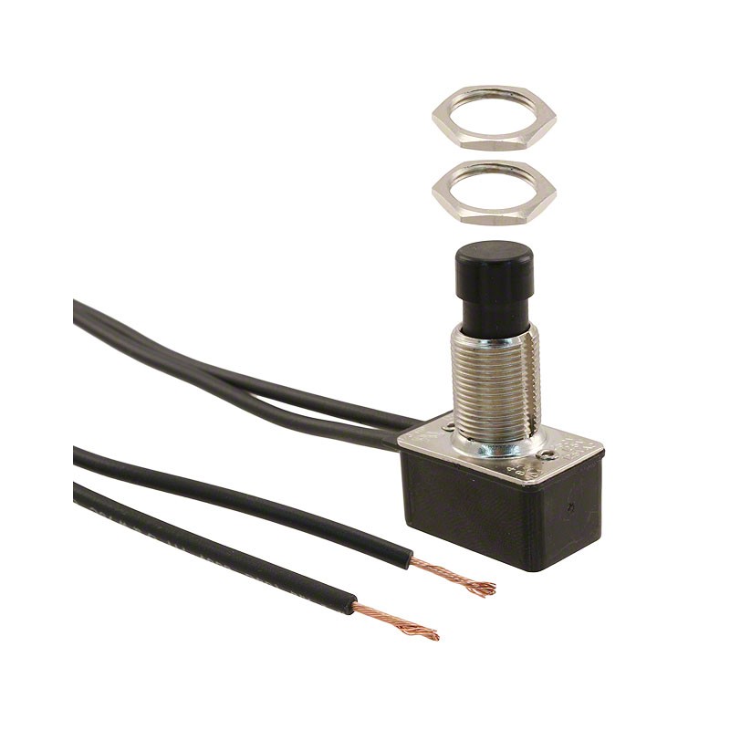 1 pcs : 6612 - SWITCH PUSH SPST 10A 125V
