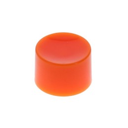 1 pcs : 700C2ORG - ROUND PB SWITCH CAP ORNG