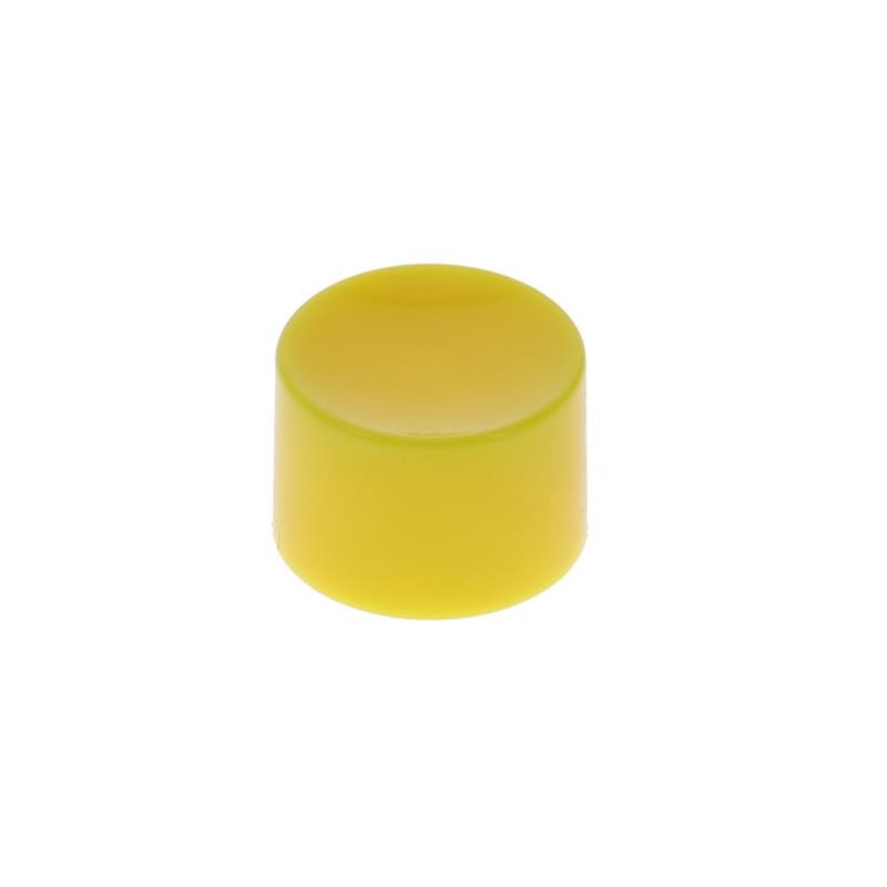1 pcs : 700C2YEL - ROUND PB SWITCH CAP YLW