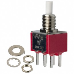 1 pcs : 700DP7B10M2QEH - SWITCH PUSHBUTTON DPDT 3A 120V