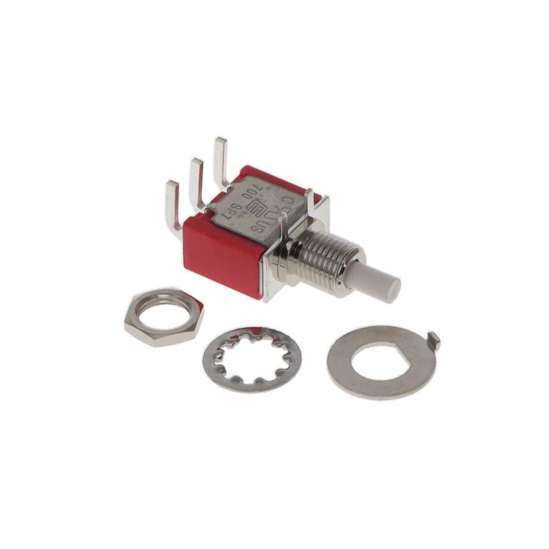 1 pcs : 700SP7B11M6QEH - SWITCH PUSHBUTTON SPDT 3A 120V
