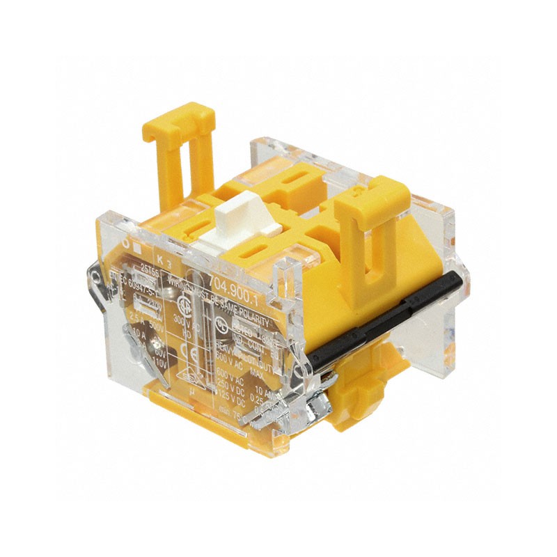 1 pcs : 704.900.1 - CONTACT BLOCK SPST-NO 10A 500V