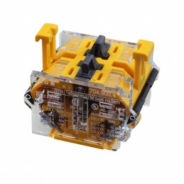 1 pcs : 704.900.4 - CONTACT BLOCK DPST-NC 10A 500V