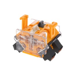 1 pcs : 704.908.5 - CONTACT BLOCK DPST-NO/NC 6A 250V