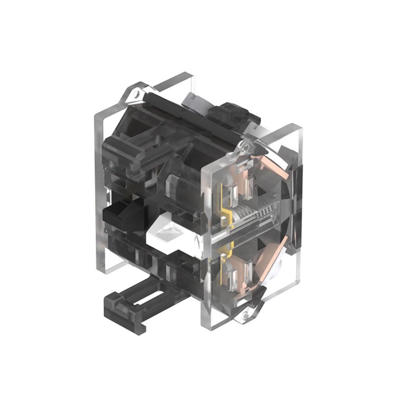 1 pcs : 704.910.3 - CONTACT BLOCK DPST-NO 10A 500V