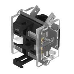 1 pcs : 704.915.3 - CONTACT BLOCK DPST-NO 6A 500V
