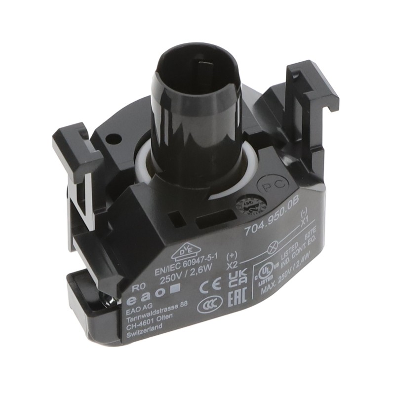 1 pcs : 704.950.0B - LAMP BLOCK, PLASTIC, RING CABLE