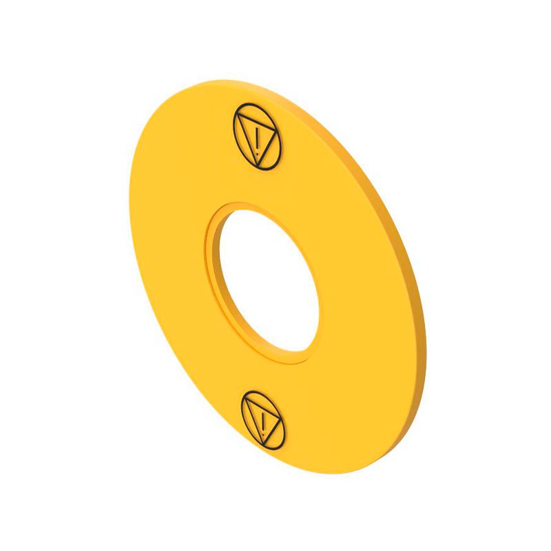 1 pcs : 704.963.4 - LEGEND PLATE D90 YELLOW SYMBOL