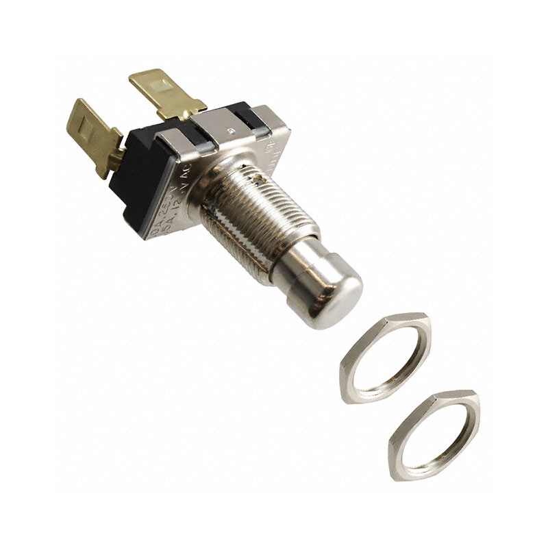 1 pcs : 7084C - SWITCH PUSH SPST-NC 15A 125V