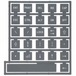 1 pcs : 70B00103 - KEYPAD KEYTOP LEG SET B NONILLUM