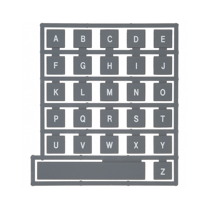1 pcs : 70C00103 - KEYPAD KEYTOP LEG SET C NONILLUM