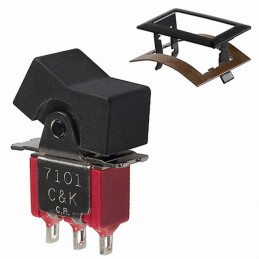 1 pcs : 7101J11ZQE22 - SWITCH ROCKER SPDT 5A 120V
