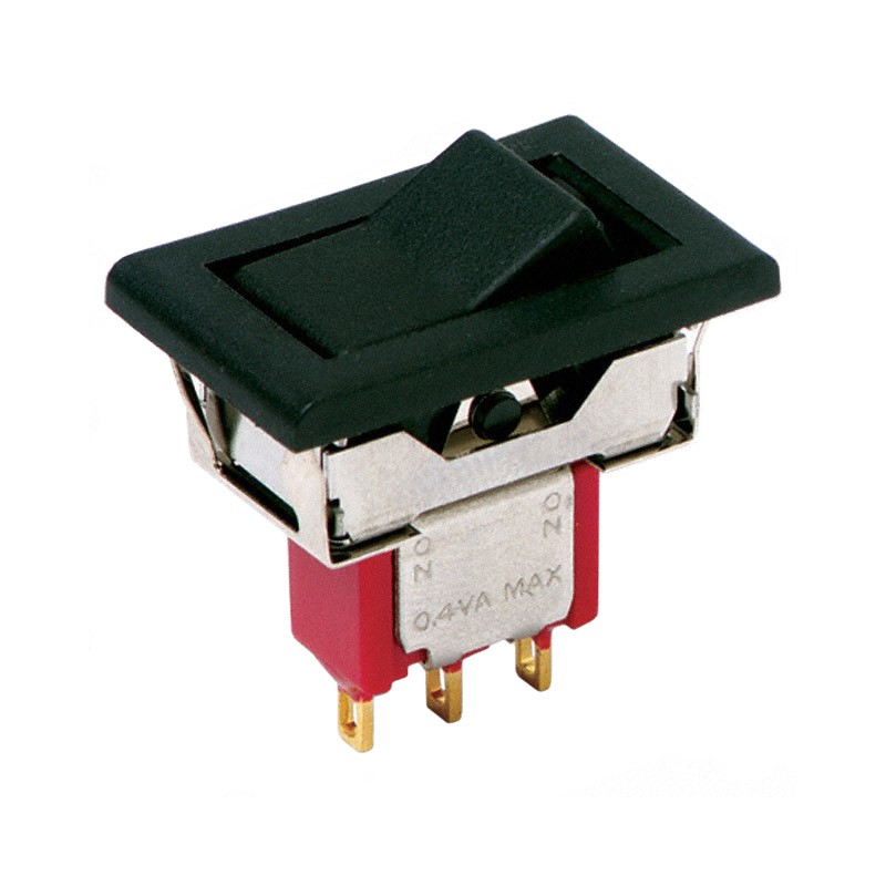 1 pcs : 7101J16ZBE22 - SWITCH ROCKER SPDT 0.4VA 20V