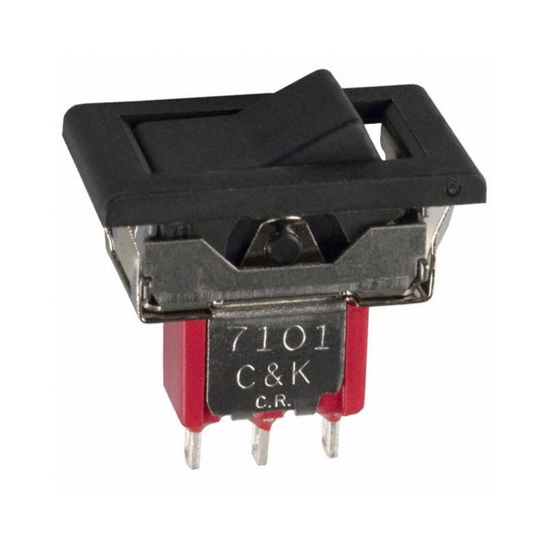 1 pcs : 7101J16ZQE22 - SWITCH ROCKER SPDT 5A 120V