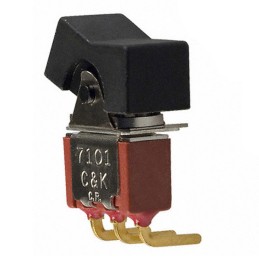 1 pcs : 7101J1ABE2 - SWITCH ROCKER SPDT 0.4VA 20V