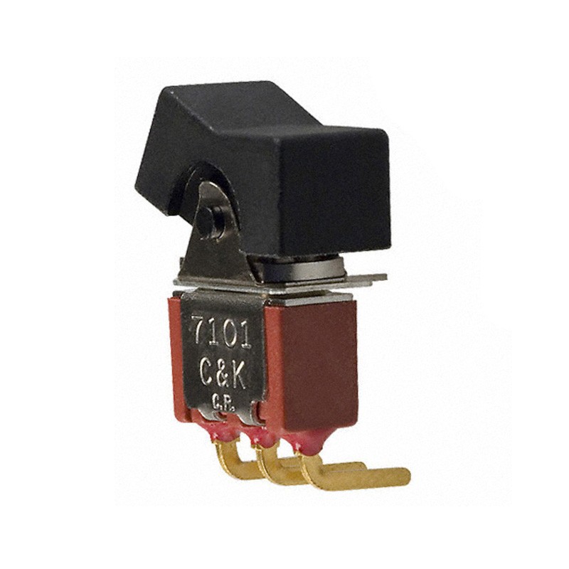 1 pcs : 7101J1ABE2 - SWITCH ROCKER SPDT 0.4VA 20V