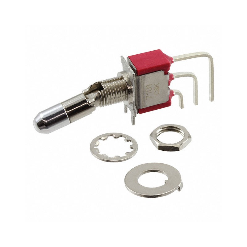 1 pcs : 7101K2AV2QE - SWITCH TOGGLE SPDT 5A 120V