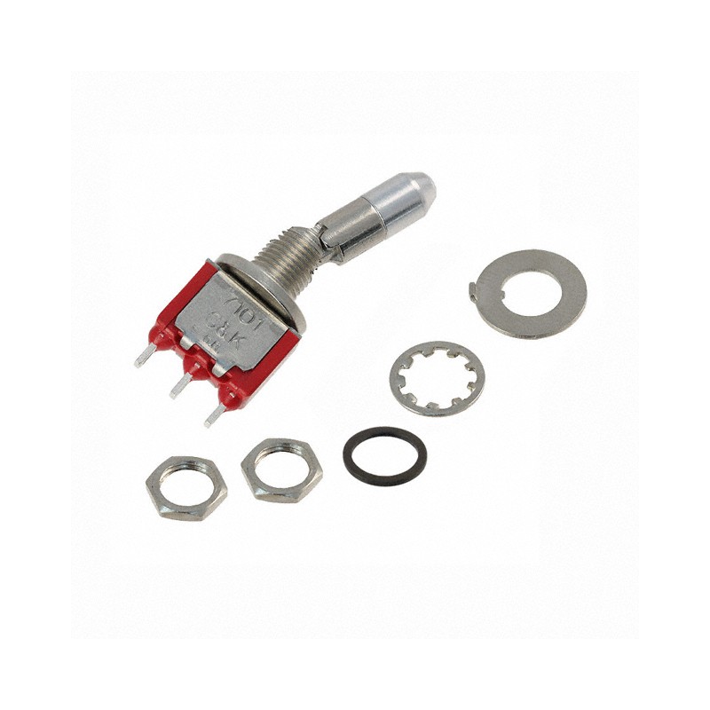 1 pcs : 7101K2CWZQE - SWITCH TOGGLE SPDT 5A 120V