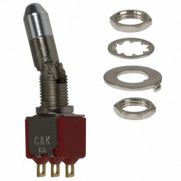 1 pcs : 7101K2ZGE - SWITCH TOGGLE SPDT 5A 120V