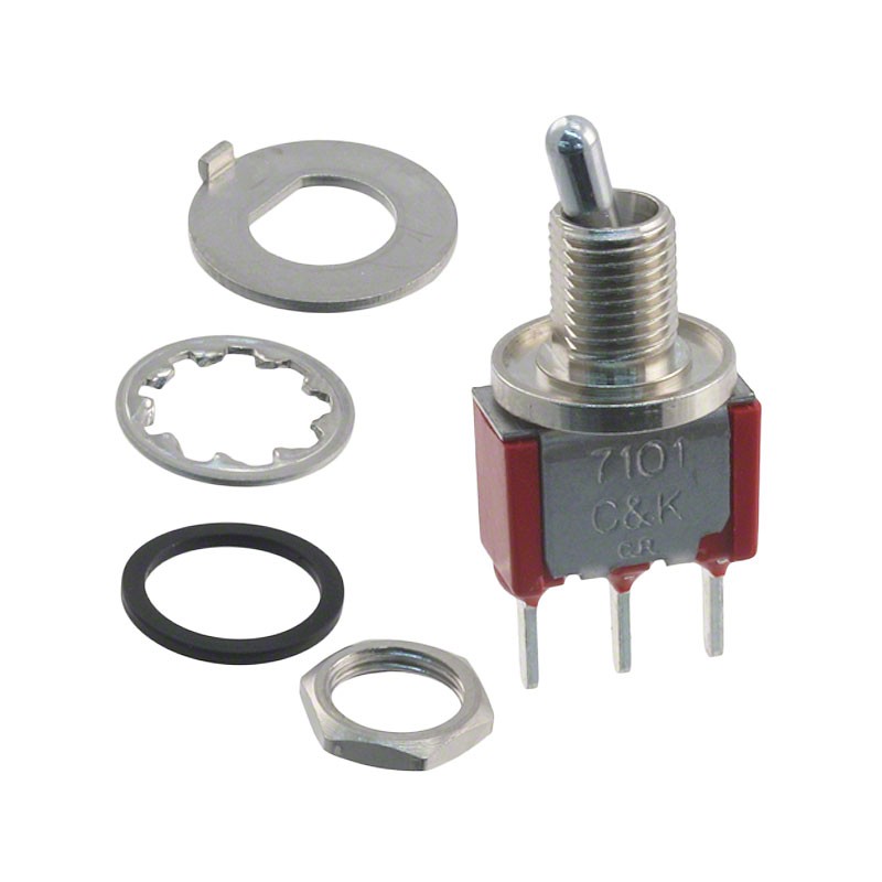 1 pcs : 7101MCWCQE - SWITCH TOGGLE SPDT 5A 120V