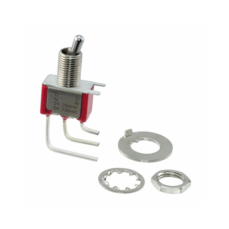 1 pcs : 7101MYAV2QE - SWITCH TOGGLE SPDT 5A 120V