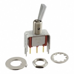 1 pcs : 7101P3YV3BE - SWITCH TOGGLE SPDT 0.4VA 20V
