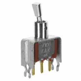 1 pcs : 7101P4D9V31BE - SWITCH TOGGLE SPDT 0.4VA 20V