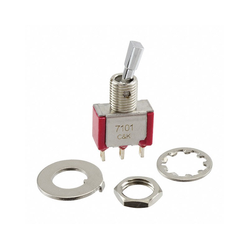 1 pcs : 7101P4DZQE - SWITCH TOGGLE SPDT 5A 120V