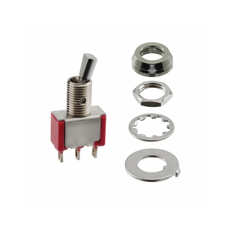 1 pcs : 7101P4YZQE - SWITCH TOGGLE SPDT 5A 120V