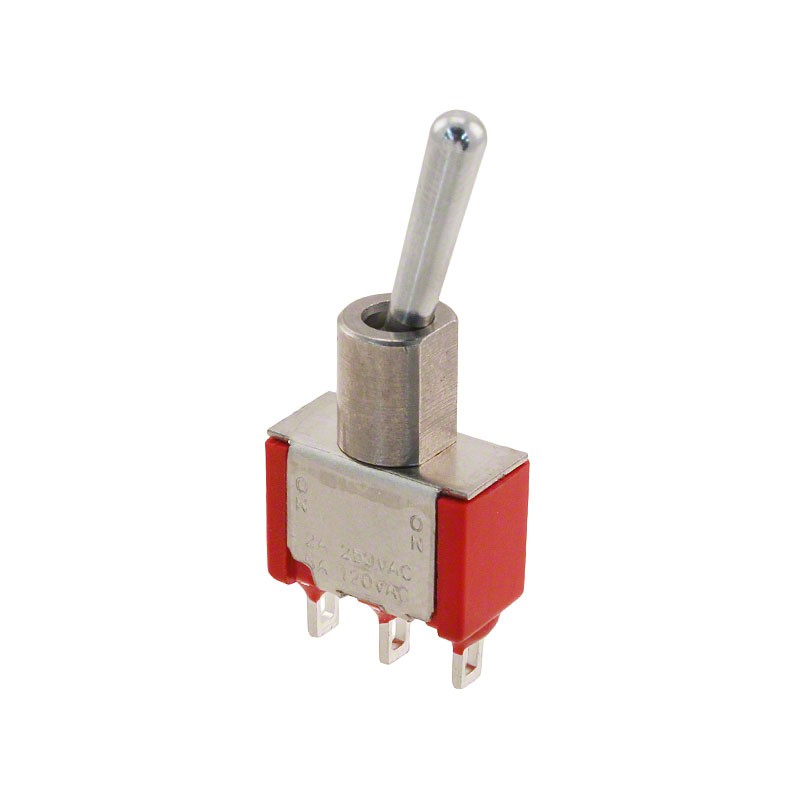 1 pcs : 7101SD8ZQE - SWITCH TOGGLE SPDT 5A 120V