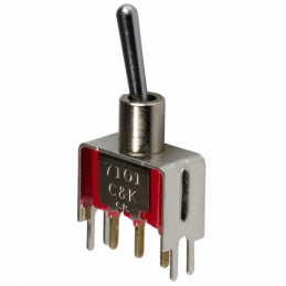 1 pcs : 7101SD9V3QE - SWITCH TOGGLE SPDT 5A 120V
