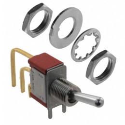 1 pcs : 7101SDAV2BE - SWITCH TOGGLE SPDT 0.4VA 20V