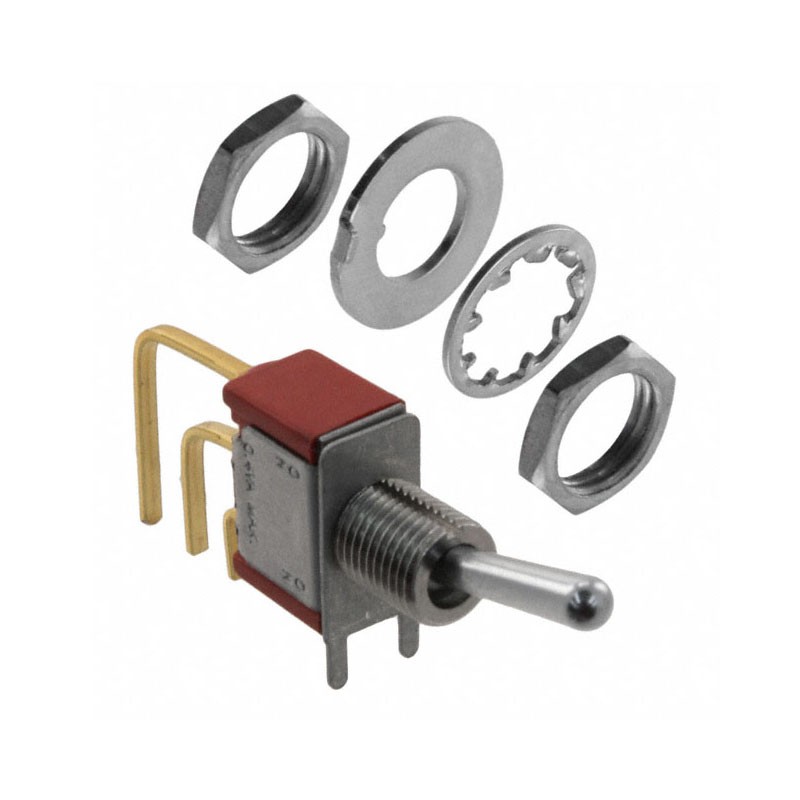 1 pcs : 7101SDAV2BE - SWITCH TOGGLE SPDT 0.4VA 20V