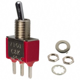 1 pcs : 7101SPDCQE - SWITCH TOGGLE SPDT 5A 120V