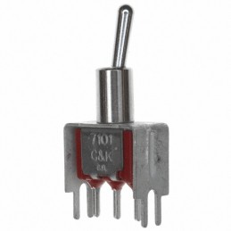 1 pcs : 7101SY9V3QE - SWITCH TOGGLE SPDT 5A 120V