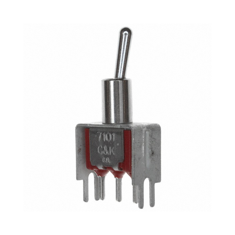 1 pcs : 7101SY9V3QE - SWITCH TOGGLE SPDT 5A 120V