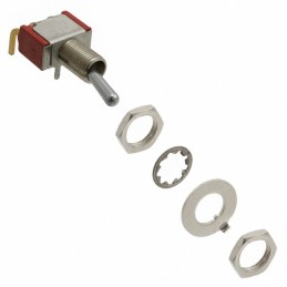 1 pcs : 7101SYABE - SWITCH TOGGLE SPDT 0.4VA 20V