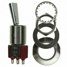 1 pcs : 7101T2PZQE - SWITCH TOGGLE SPDT 5A 120V