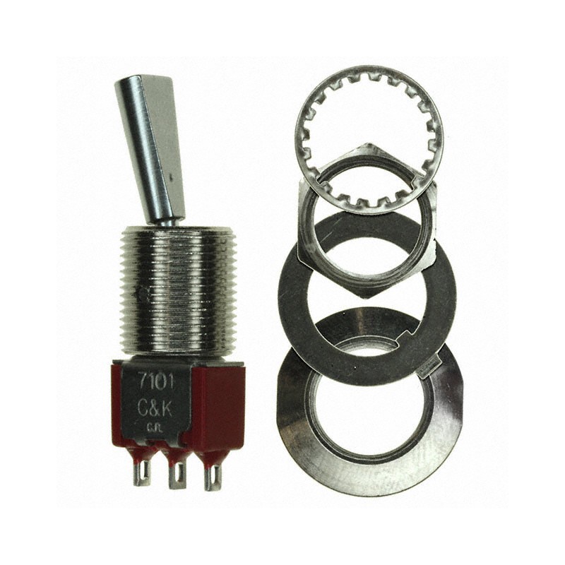 1 pcs : 7101T2PZQE - SWITCH TOGGLE SPDT 5A 120V