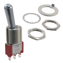 1 pcs : 7101TCWZQE - SWITCH TOGGLE SPDT 5A 120V