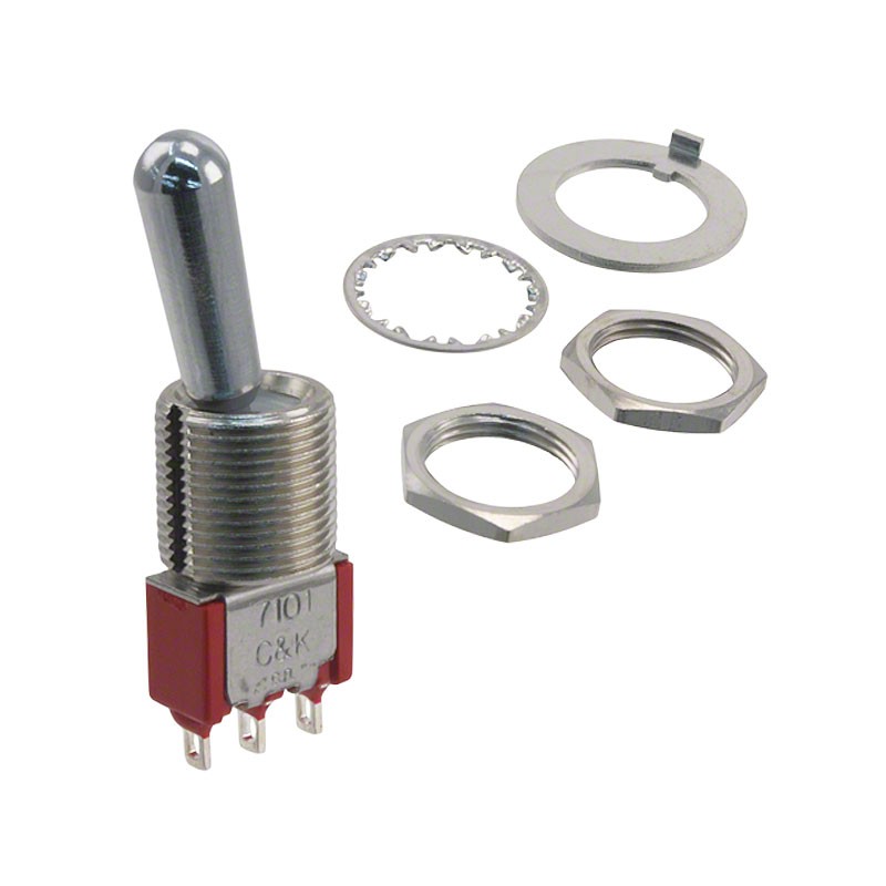 1 pcs : 7101TCWZQE - SWITCH TOGGLE SPDT 5A 120V