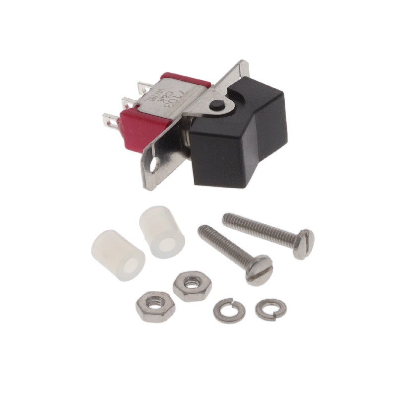 1 pcs : 7103J1ZQE2 - SWITCH ROCKER SPDT 5A 120V