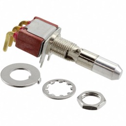 1 pcs : 7103K12A2BE - SWITCH TOGGLE SPDT 0.4VA 20V